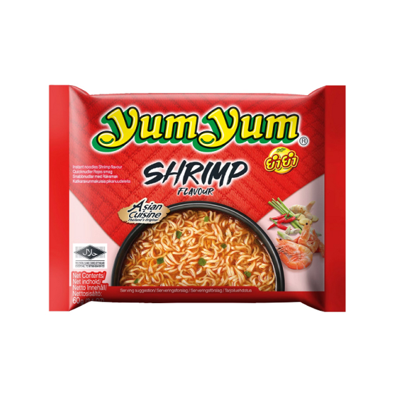 نودل یام یام yum yum با طعم ادویه میگو نودل یام یام میگو